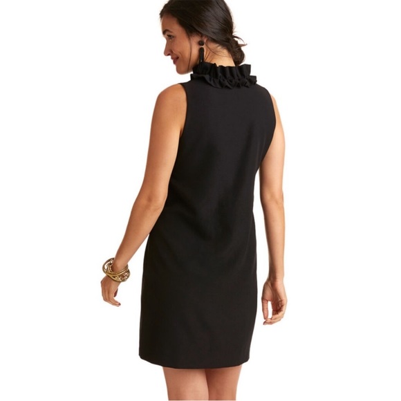 Vineyard vines gathered ruffle vneck shift dress size 00 - Picture 2 of 15